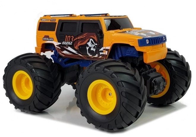 Geländewagen mit großen Rädern Bigfoot mit Fernbedienung 2.4G 1:18 Gelb