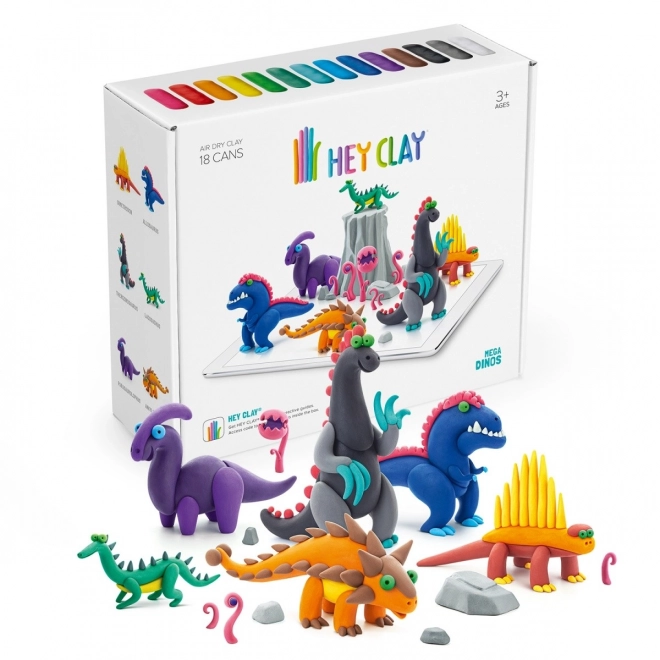 Hey Clay Mega Dinosaurier Modellier-Set