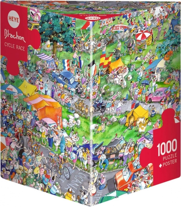 Fahrradrennen Puzzle 1000 Teile