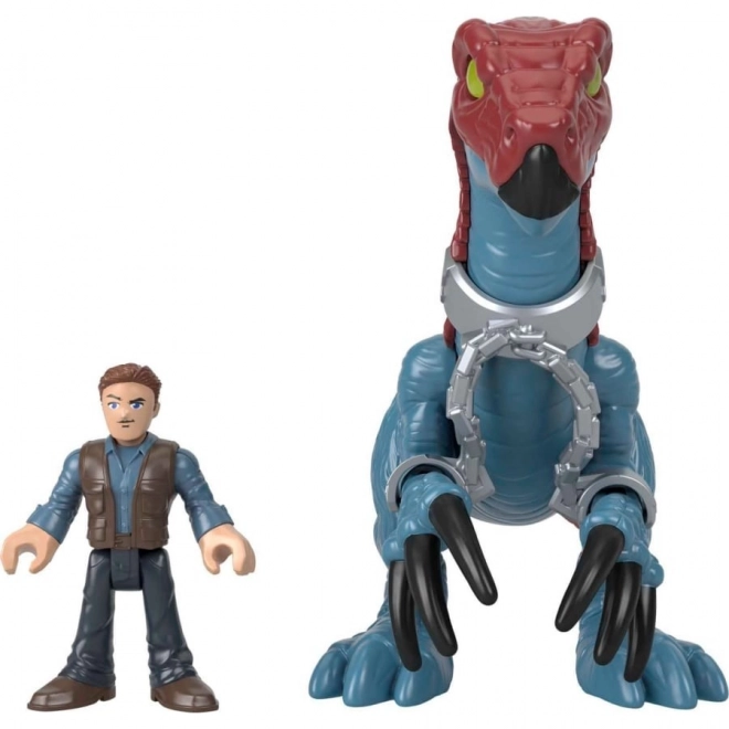 Imaginext Jurassic World Figuren-Set Therizinosaurus & Owen