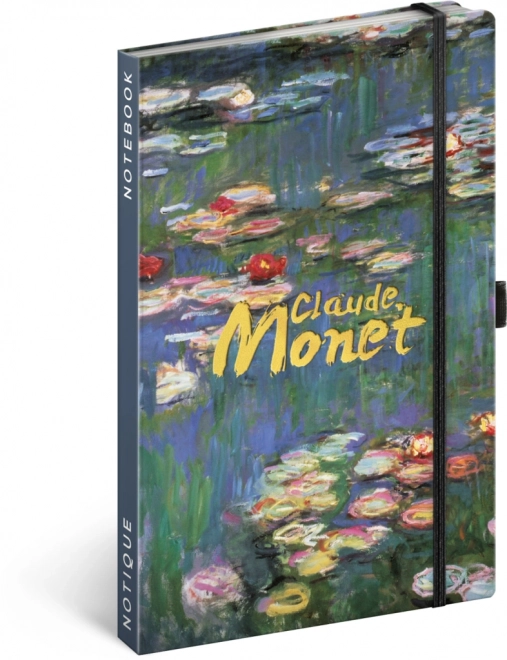 Eleganter Notizblock Claude Monet Liniert 13x21 cm