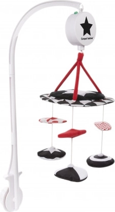 Canpol babies Kontrastreiches Plüsch-Mobile mit Melodien SENSORY