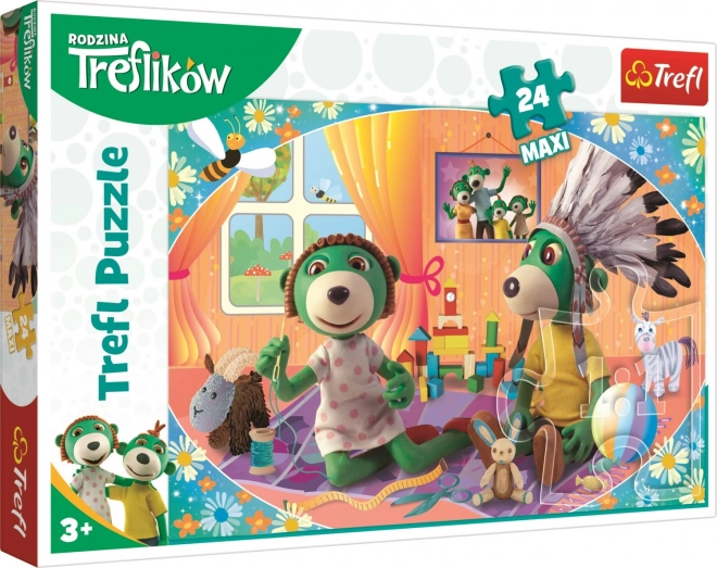 Trefl Puzzle Maxi 24 Teile - Lass uns zusammen spielen!