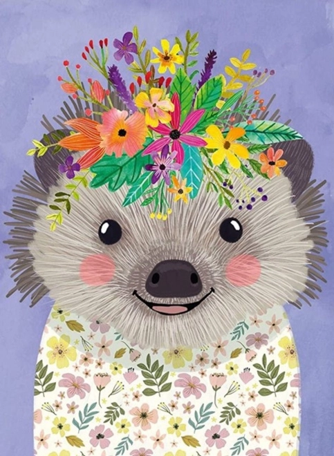 Heye Puzzle Floral Friends: Lustiger Igel