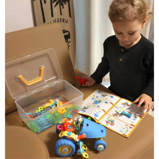 Konstruktionsset Fahrzeuge für Kinder 6v1