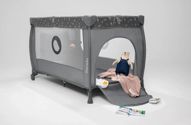 Reisebett Lionelo Stefi Plus grau multicolor
