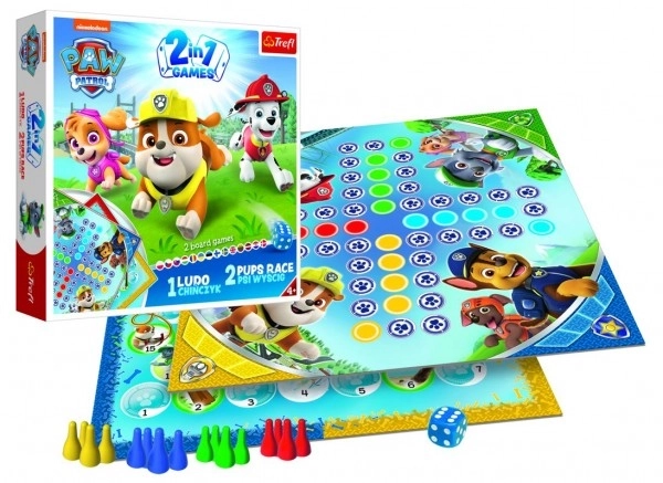 Trefl: Spiel 2 in 1 - Mensch ärgere Dich nicht: Paw Patrol