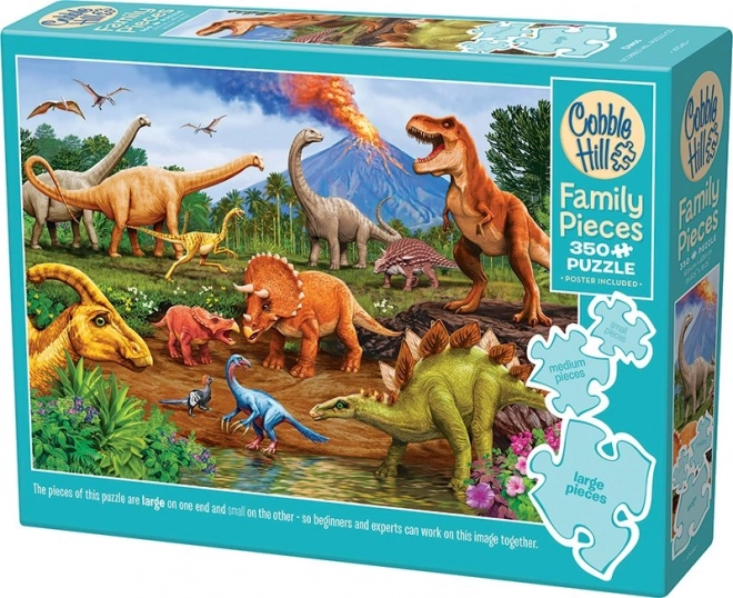 Familienpuzzle Dinosaurier 350 Teile von Cobble Hill