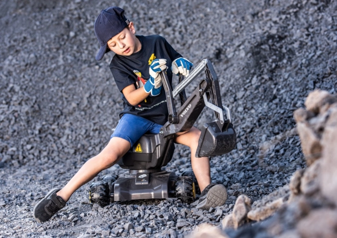 Volvo RollyDigger Kinderbagger Schwarz