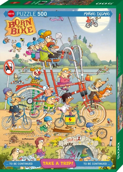 Puzzle HEYE Auf Ausflug von Marino Degano 500 Teile