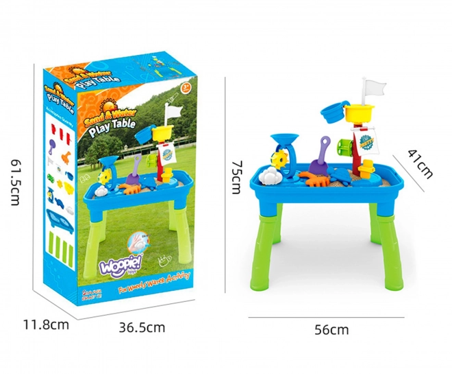 Woopie Spieltisch Wasserspielzeug Piratenschiff