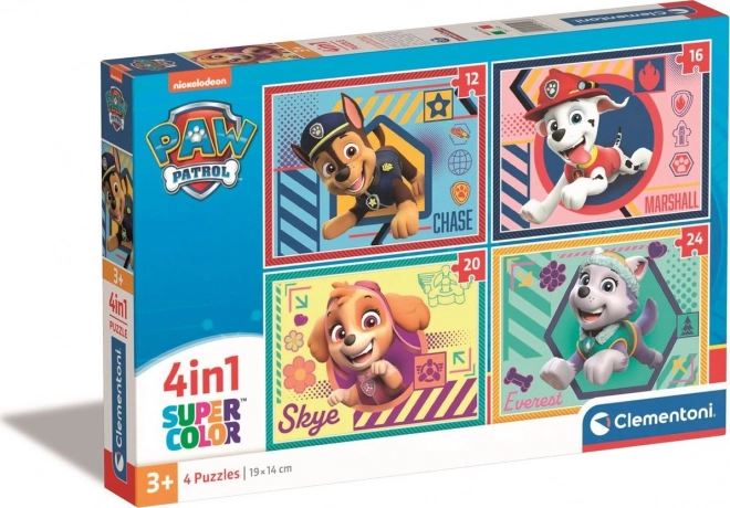 CLEMENTONI Paw Patrol Puzzle 4-in-1