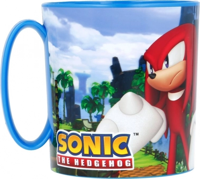 Plastiktasse 390 ml mit Sonic Motiv