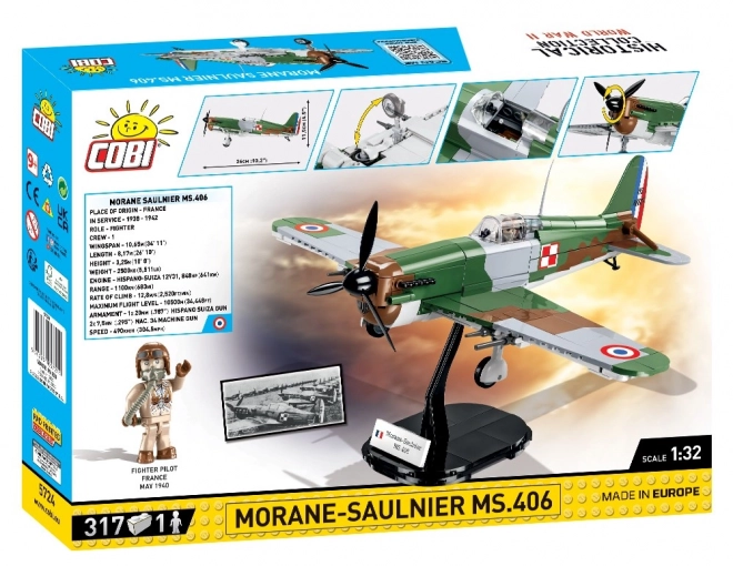 COBI Morane-Saulnier MS.406 Modellflugzeug