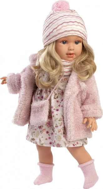 Realistische Puppe Lucia mit weichem Körper 40 cm