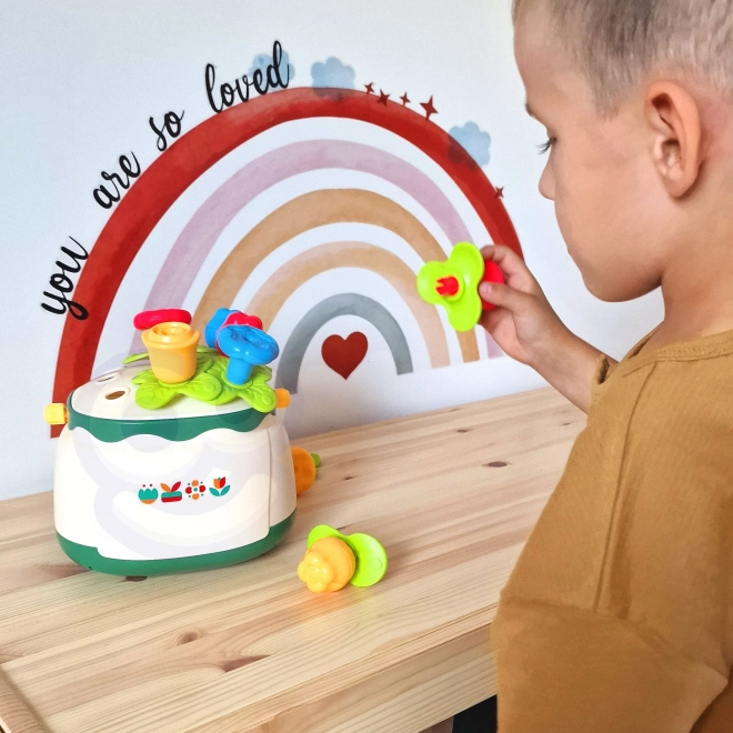 Blumenkorb Sortier- und Lernspiel für Kinder