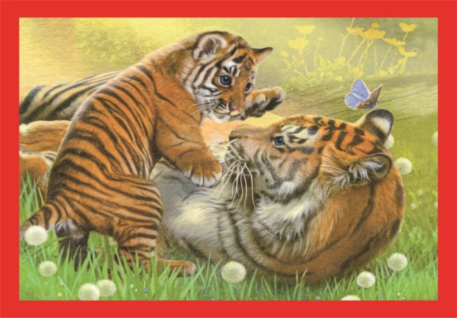 Puzzle Niedliche Tierbabys 4-in-1 Set