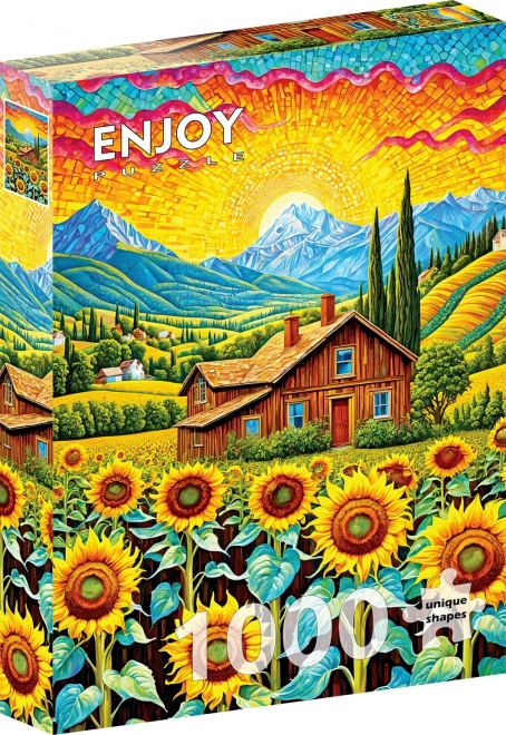 ENJOY Puzzle Sonnenblumenhaus 1000 Teile