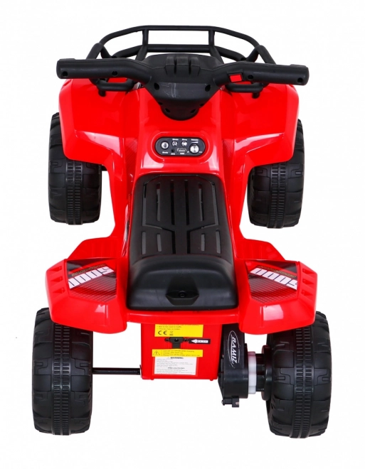 Akku-Quad Storm für Kinder Rot mit 25W Motor, MP3 USB und LED