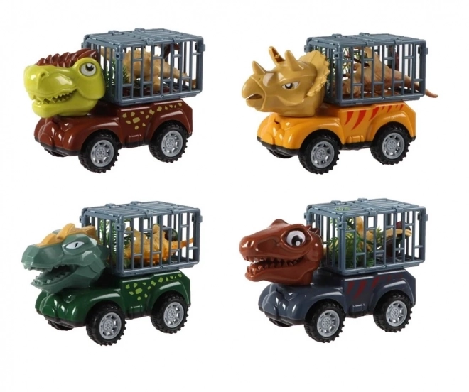 Dinosaurier Schwungrad Auto mit Figur