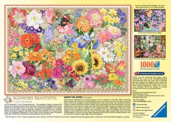 Ravensburger Puzzle Blühende Blumen 1000 Teile