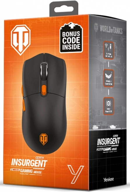 Ultraleichte kabellose Gaming-Maus Insurgent Limitierte World of Tanks Edition