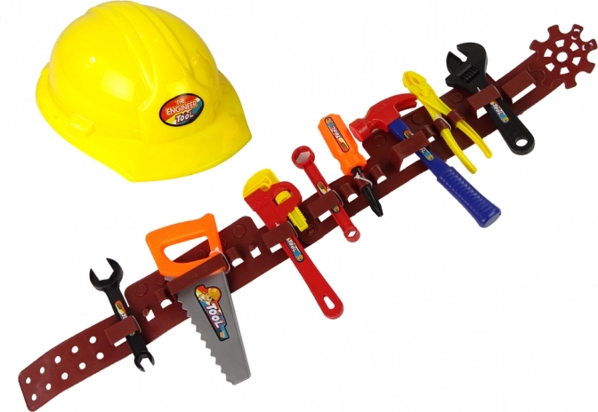Stilvoller Tüftler mit Helm