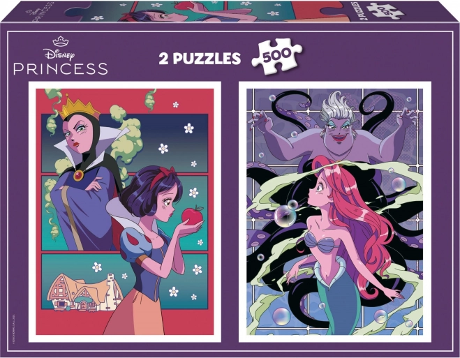 Educa Puzzle Disney Bösewichte und Prinzessinnen 2x500 Teile