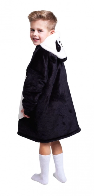 Cozy Noxxiez Panda Wärmende Fernseh Kapuzenpullover Decke für Kinder