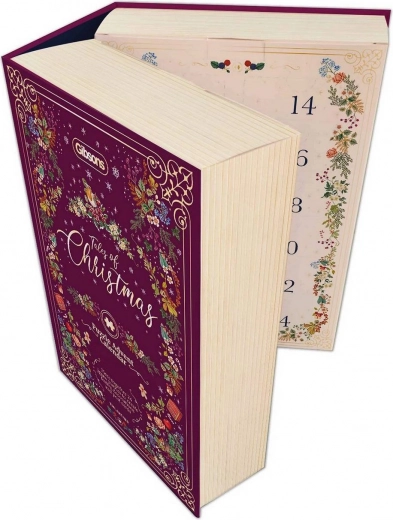 Luxuriöse Buchausführung mit 24 Türchen