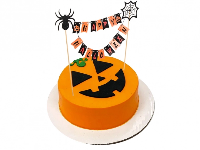 Halloweenkuchen- und Cupcake-Dekoration