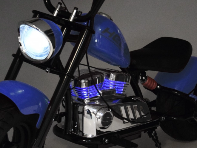 Elektrischer Chopper Motorrad für Kinder – Blau