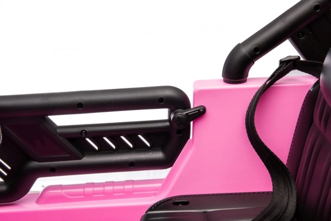Elektrisches Kinderauto 4x4 - Rosa Toyota FJ