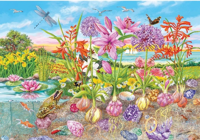 Gibsons Puzzle Wurzeln und Triebe 4x500 Teile