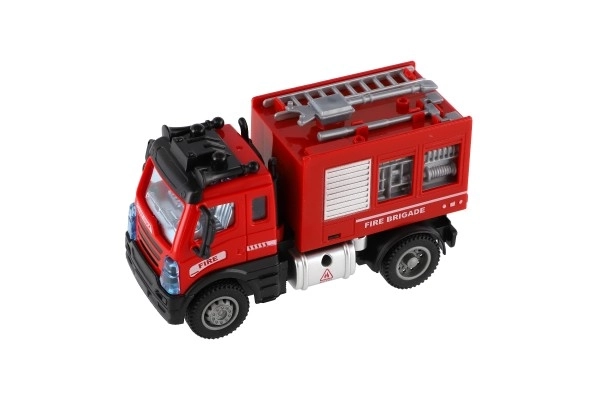 Feuerwehr Auto mit Rückziehmotor