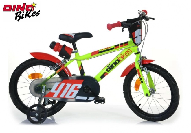 Dino Fahrräder Kinderfahrrad grün-schwarz 16" 2020
