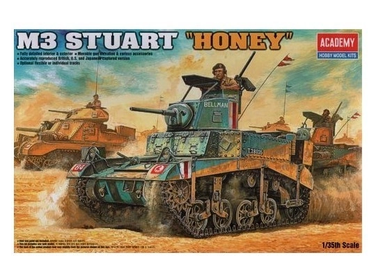 Plastikmodellbausatz M3 Stuart Honey Panzer