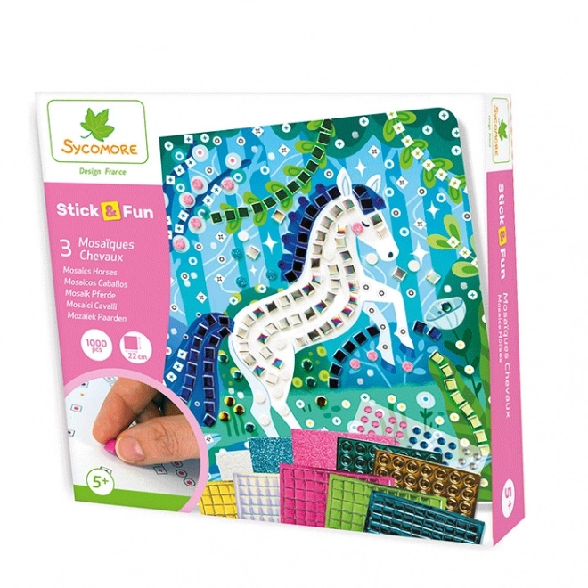 Stick & Fun Mosaikset Pferde