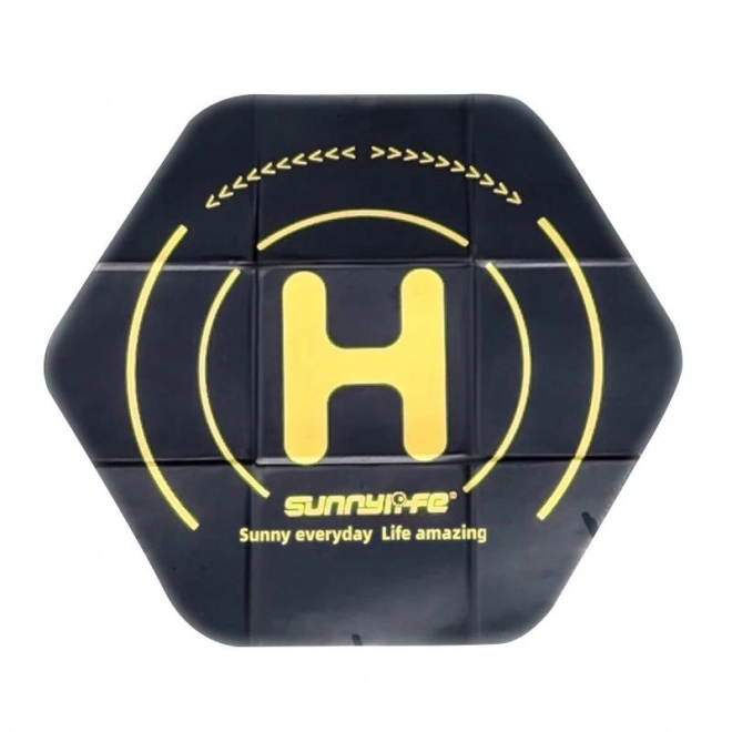 Pistavlandematte für Drohnen Sunnylife 110 cm Hexagonal - Beidseitig