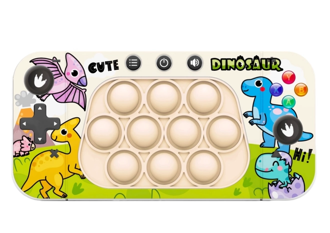 Dino Pop It Geschicklichkeitsspiel-Konsole mit 4 Spielmodi