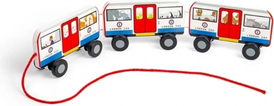 Bigjigs Toys Nachziehspielzeug Londoner U-Bahn