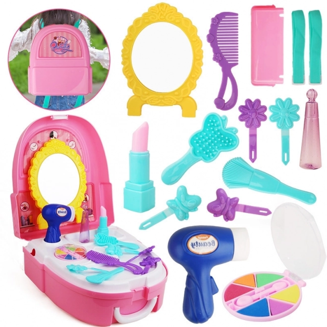 Kleine Prinzessin Schminktisch im Rucksack WOOPIE