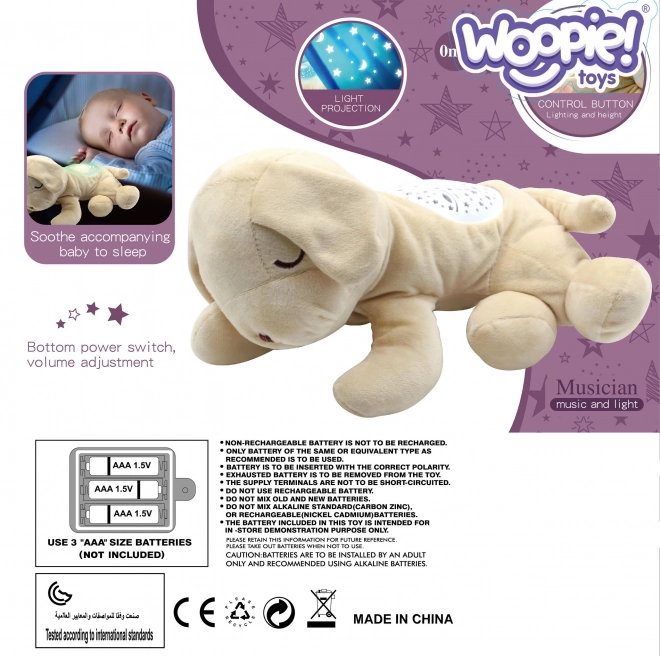 Woopie Baby Kuscheltier Projektor Schlafhilfe Nilpferd