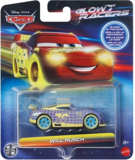 Cars Glow Racers – leuchtendes Metallmodell 1:55