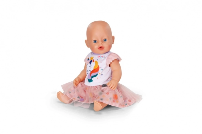 Baby Born Einhorn Tutu Kleidchen für Puppen
