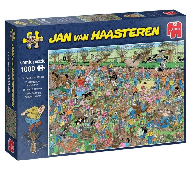 Jumbo Puzzle Jan van Haasteren Niederländischer Handwerksmarkt 1000 Teile