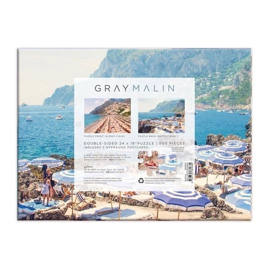 Galison Oboustranniges Puzzle Itálie von Gray Malin 500 Teile