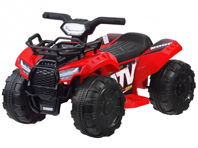 Elektrisches Kinder-Quad mit Licht – rot