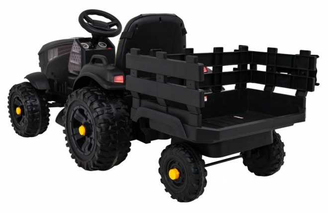 Titan-Traktor mit Anhänger schwarz