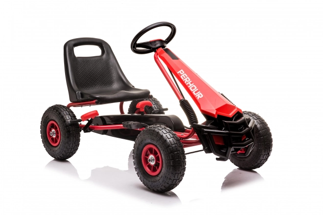 Gokart mit Pedale Air PerHour für Kinder Rot